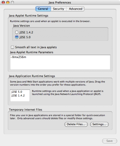 java version 7 for mac
